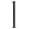 Ornamental bollard | Series 481B | � 82 mm | stationary, to be fixed by plugswith base plate 100 x 150 mm | without lock | with 1 eyelet